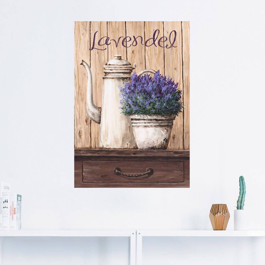 Artland Artprint Lavendel als artprint op linnen muursticker in verschillende maten