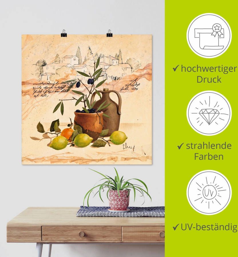 Artland Artprint Lavendel Impressies als artprint op linnen poster muursticker in verschillende maten