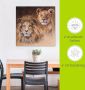 Artland Artprint Leeuwen als artprint van aluminium artprint voor buiten artprint op linnen poster muursticker - Thumbnail 6