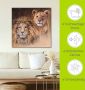 Artland Artprint Leeuwen als artprint van aluminium artprint voor buiten artprint op linnen poster muursticker - Thumbnail 4