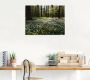 Artland Artprint Lentebos bedekt met anemonen als artprint op linnen poster in verschillende formaten maten - Thumbnail 4