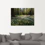 Artland Artprint Lentebos bedekt met anemonen als artprint op linnen poster in verschillende formaten maten - Thumbnail 2