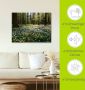 Artland Artprint Lentebos bedekt met anemonen als artprint op linnen poster in verschillende formaten maten - Thumbnail 5