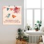 Artland Artprint Levenswijsheid gelukkig als artprint van aluminium artprint voor buiten artprint op linnen poster muursticker - Thumbnail 2