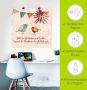 Artland Artprint Levenswijsheid gelukkig als artprint van aluminium artprint voor buiten artprint op linnen poster muursticker - Thumbnail 4