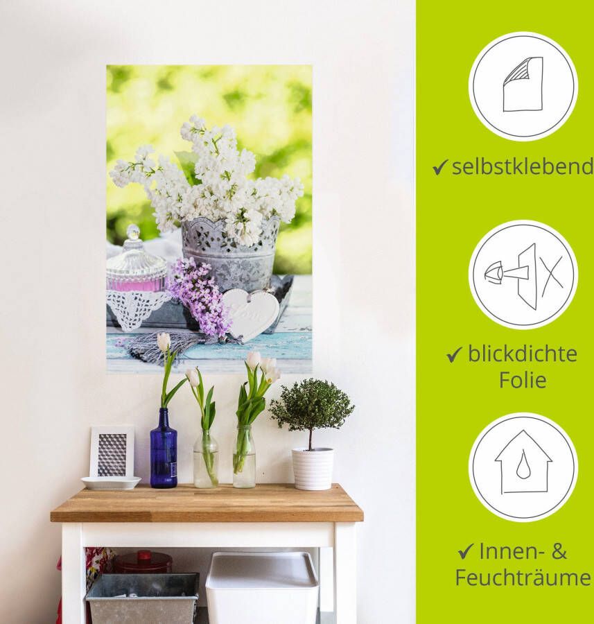 Artland Artprint Lila en shabby chic stilleven I als artprint op linnen poster muursticker in verschillende maten