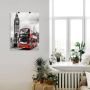 Artland Artprint Londen Bus en Big Ben als artprint op linnen poster in verschillende formaten maten - Thumbnail 3