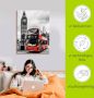 Artland Artprint Londen Bus en Big Ben als artprint op linnen poster in verschillende formaten maten - Thumbnail 3