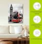 Artland Artprint Londen Bus en Big Ben als artprint op linnen poster in verschillende formaten maten - Thumbnail 4