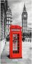 Artland Artprint Londen Telefooncel als artprint van aluminium artprint voor buiten artprint op linnen in verschillende maten - Thumbnail 6