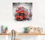 Artland Artprint Londen Westminster rode bussen als poster in verschillende formaten maten - Thumbnail 3