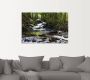 Artland Artprint Loop van de beek in het bos als artprint van aluminium artprint voor buiten artprint op linnen poster muursticker - Thumbnail 3