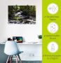 Artland Artprint Loop van de beek in het bos als artprint van aluminium artprint voor buiten artprint op linnen poster muursticker - Thumbnail 3