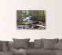 Artland Artprint Loop van de beek in het bos als artprint van aluminium artprint voor buiten artprint op linnen poster muursticker - Thumbnail 3