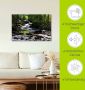 Artland Artprint Loop van de beek in het bos als artprint van aluminium artprint voor buiten artprint op linnen poster muursticker - Thumbnail 4