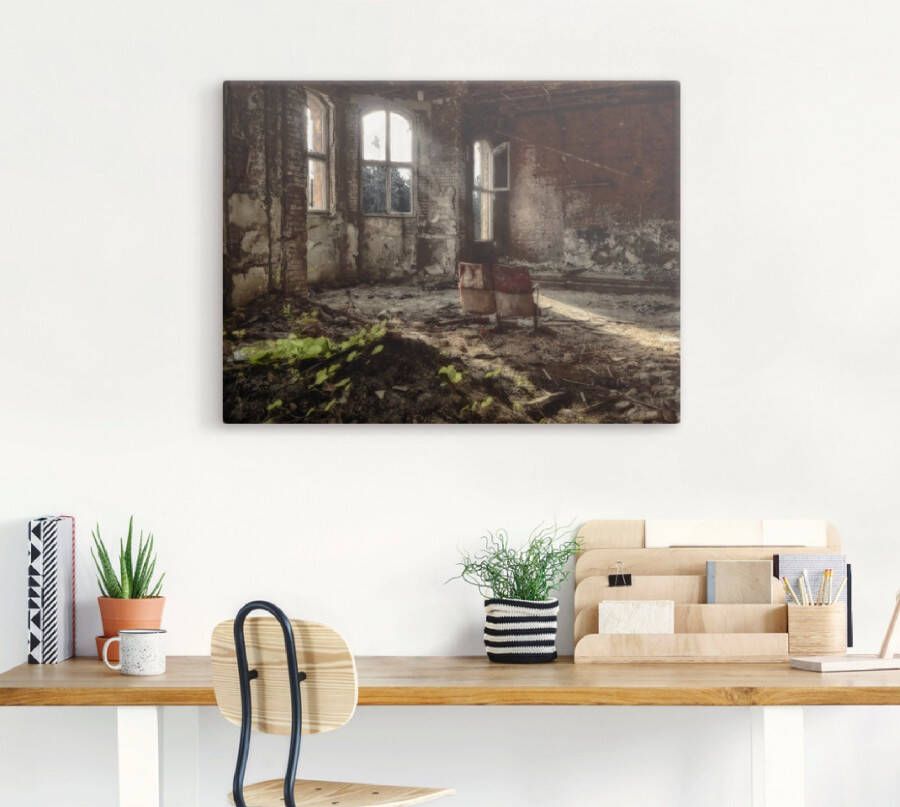 Artland Artprint Lost Place voorgoed als artprint op linnen poster in verschillende formaten maten