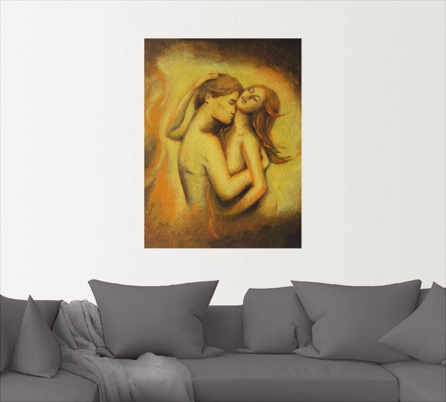 Artland Artprint Love Rush erotische schilderkunst als poster muursticker in verschillende maten