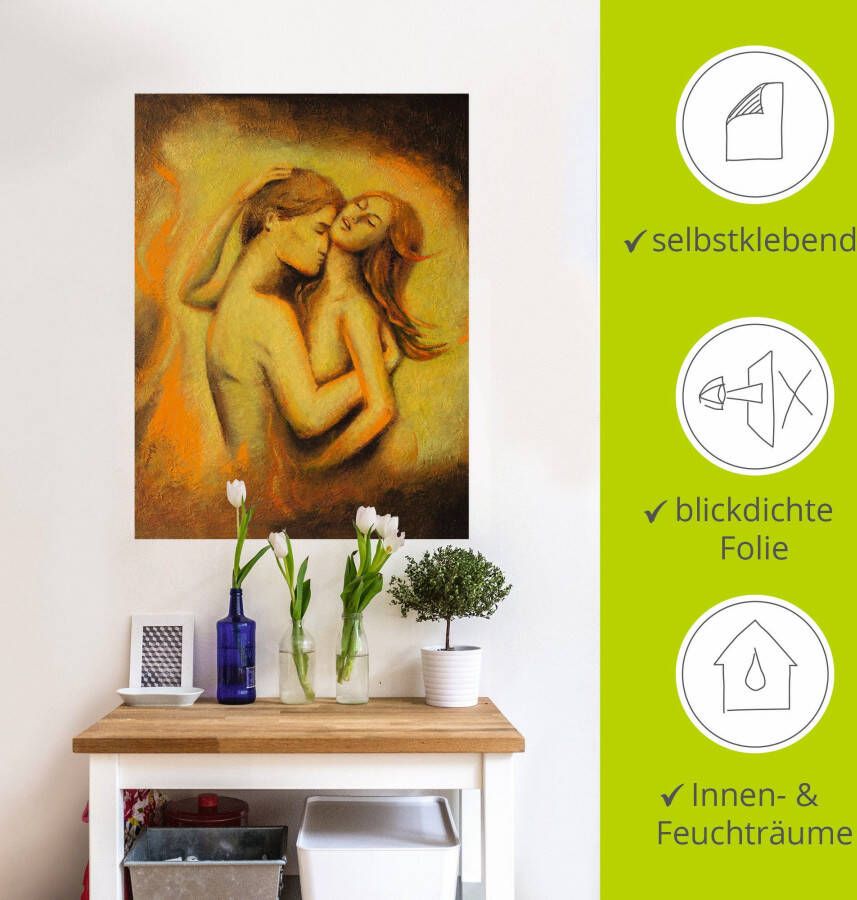 Artland Artprint Love Rush erotische schilderkunst als poster muursticker in verschillende maten