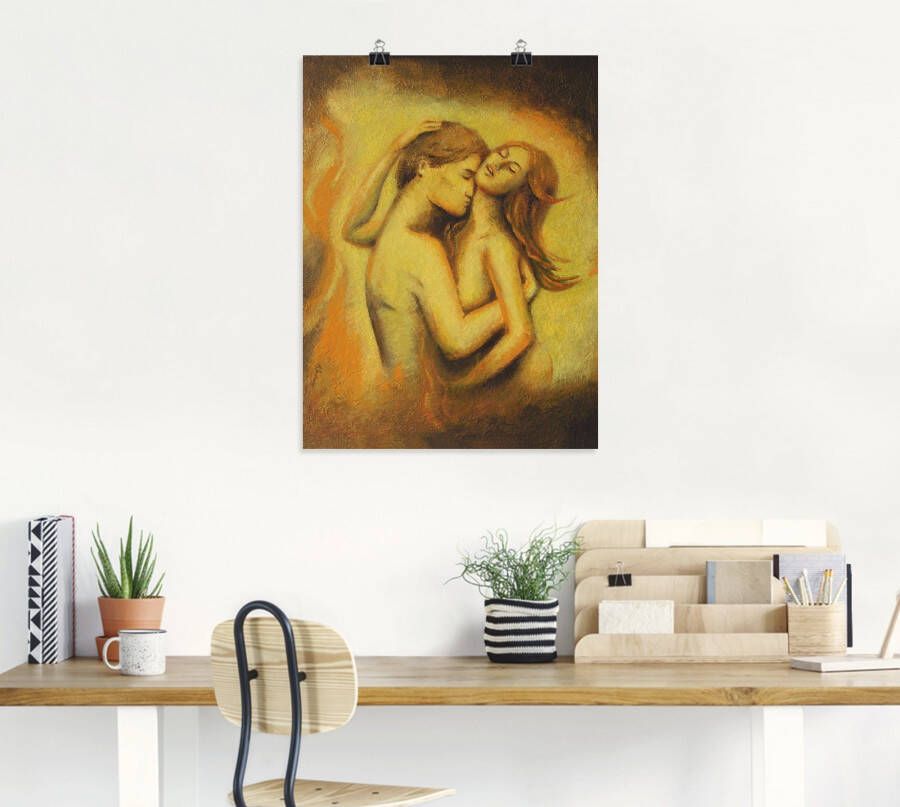 Artland Artprint Love Rush erotische schilderkunst als poster muursticker in verschillende maten