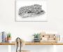 Artland Artprint Luipaard highkey look als artprint van aluminium artprint op linnen muursticker of poster in verschillende maten - Thumbnail 2