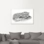 Artland Artprint Luipaard highkey look als artprint van aluminium artprint op linnen muursticker of poster in verschillende maten - Thumbnail 4