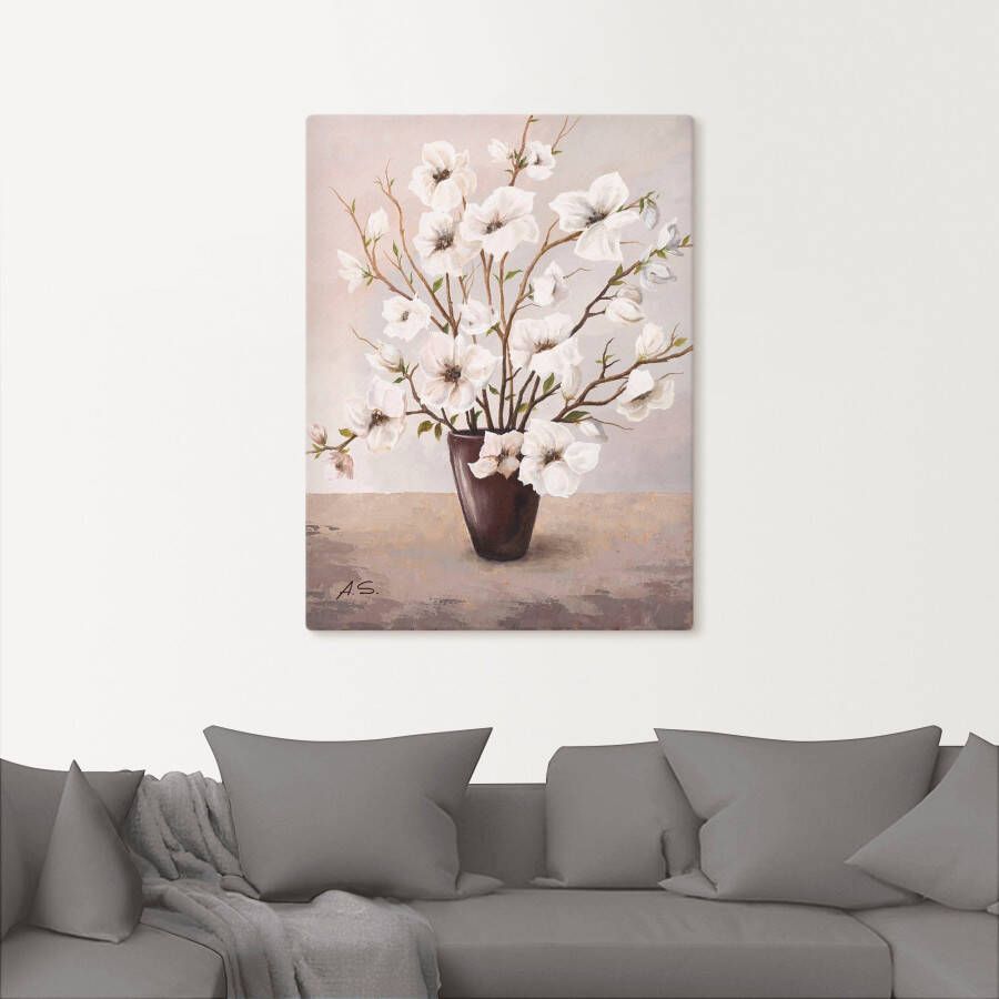 Artland Artprint Magnolia's als artprint op linnen poster in verschillende formaten maten