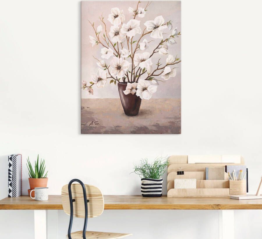 Artland Artprint Magnolia's als artprint op linnen poster in verschillende formaten maten