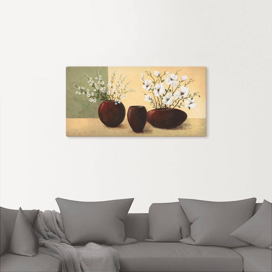 Artland Artprint Magnolia's als artprint van aluminium artprint voor buiten artprint op linnen poster muursticker