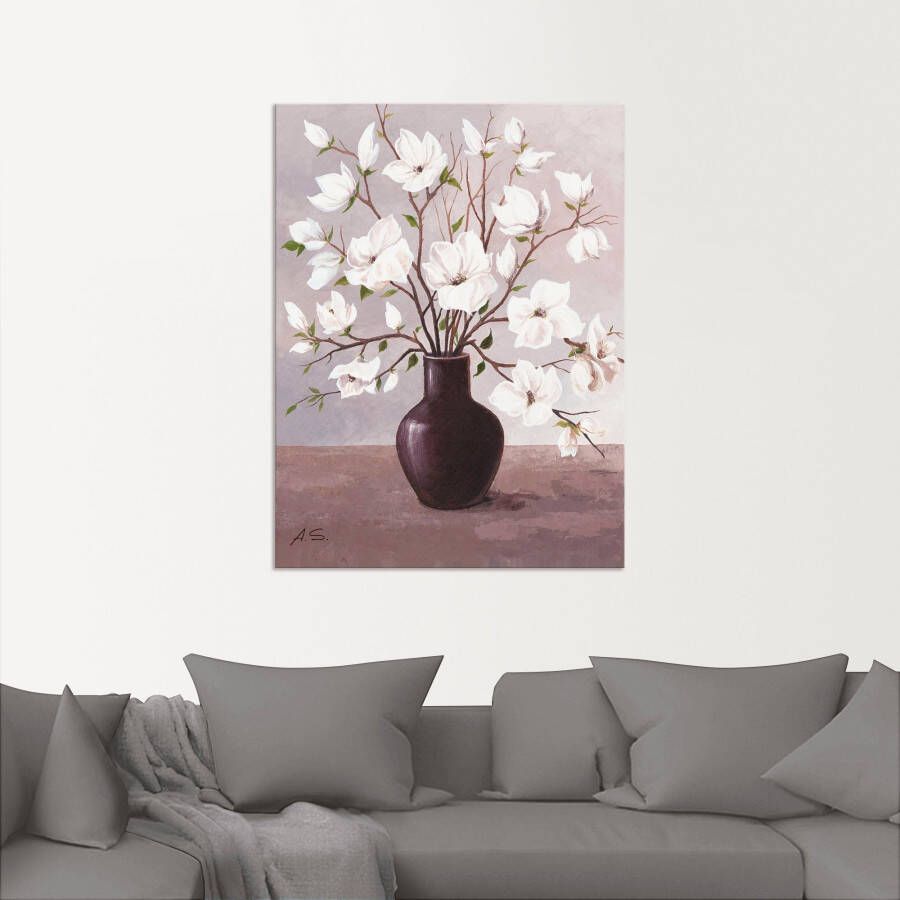 Artland Artprint Magnolia's als artprint op linnen poster in verschillende formaten maten