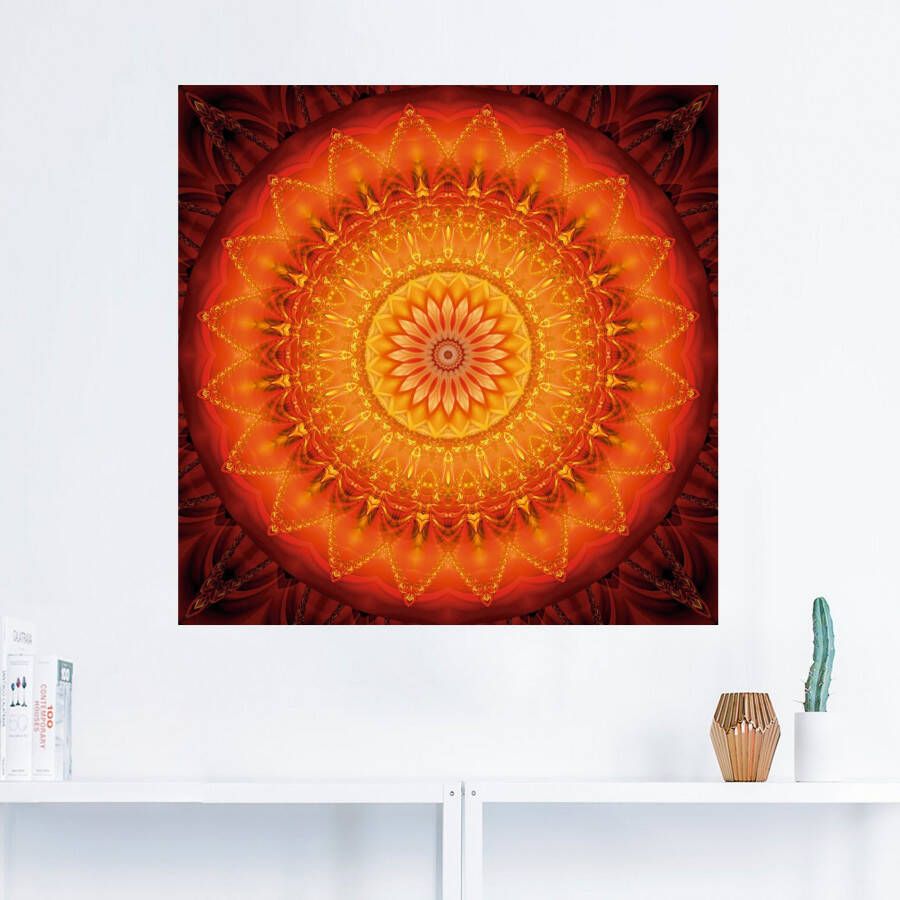 Artland Artprint Mandala energie 1 als artprint op linnen poster muursticker in verschillende maten