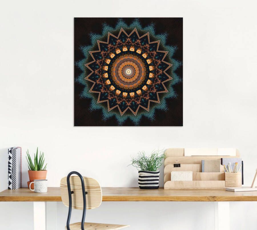 Artland Artprint Mandala kosmisch bewustzijn als artprint van aluminium artprint voor buiten artprint op linnen poster muursticker