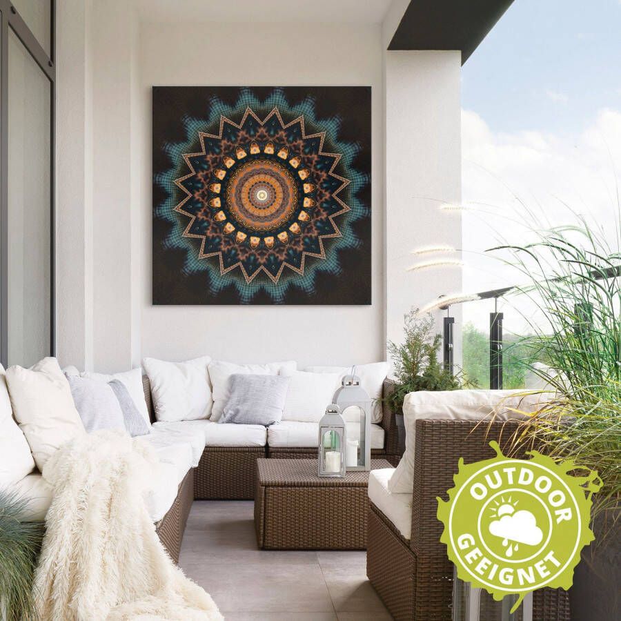 Artland Artprint Mandala kosmisch bewustzijn als artprint van aluminium artprint voor buiten artprint op linnen poster muursticker