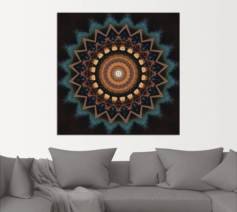 Artland Artprint Mandala kosmisch bewustzijn als artprint van aluminium artprint voor buiten artprint op linnen poster muursticker