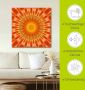 Artland Artprint Mandala zonsondergang als artprint op linnen poster in verschillende formaten maten - Thumbnail 3