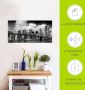 Artland Artprint Manhattan Skyline Brooklyn Bridge als artprint van aluminium artprint op linnen muursticker verschillende maten - Thumbnail 5