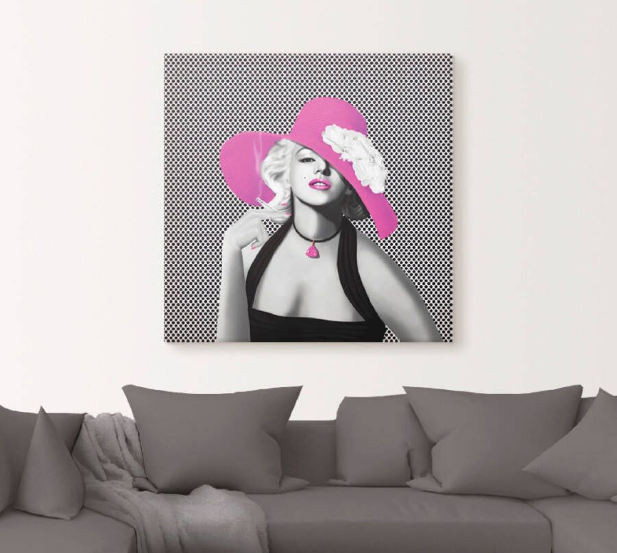 Artland Artprint Marilyn In popart als artprint op linnen poster muursticker in verschillende maten