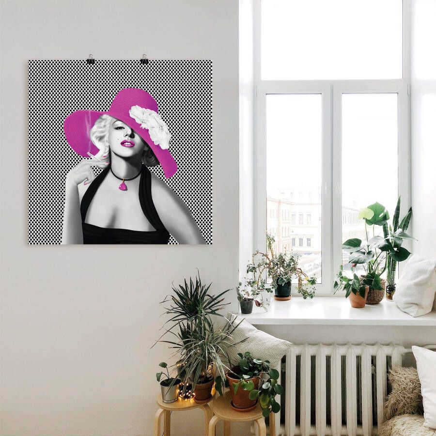 Artland Artprint Marilyn In popart als artprint op linnen poster muursticker in verschillende maten