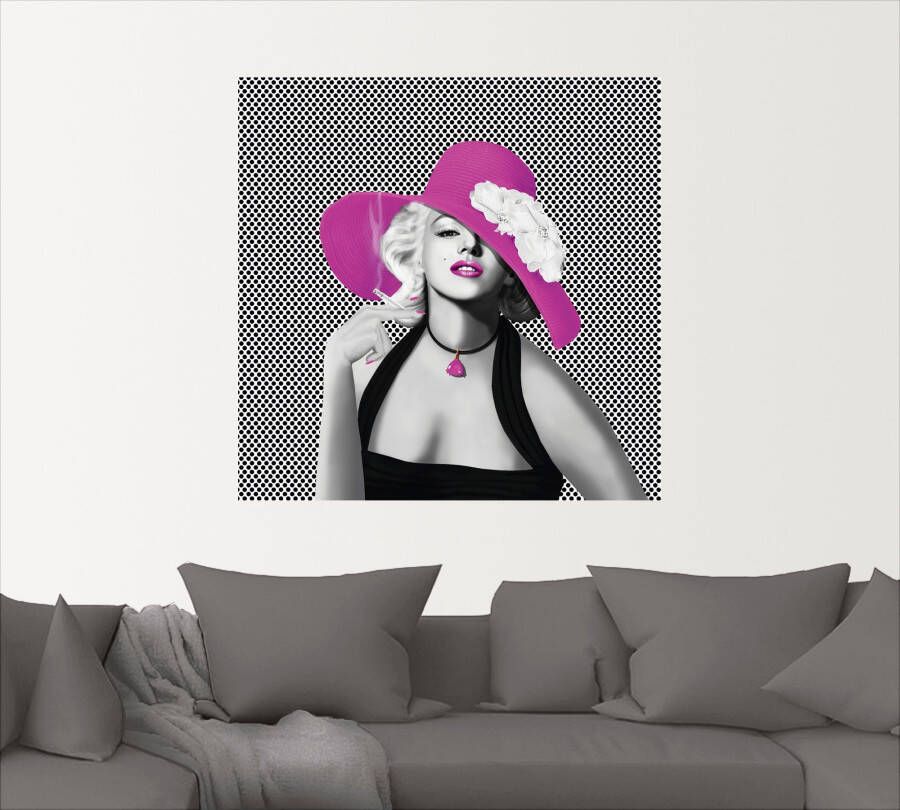 Artland Artprint Marilyn In popart als artprint op linnen poster muursticker in verschillende maten