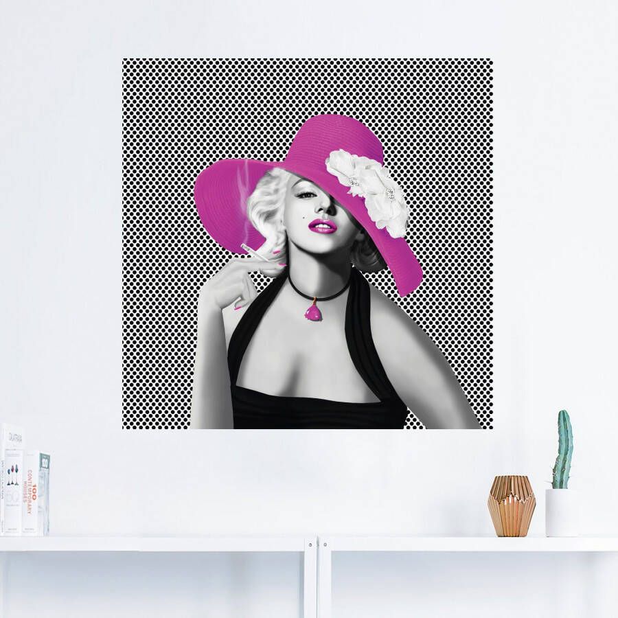 Artland Artprint Marilyn In popart als artprint op linnen poster muursticker in verschillende maten