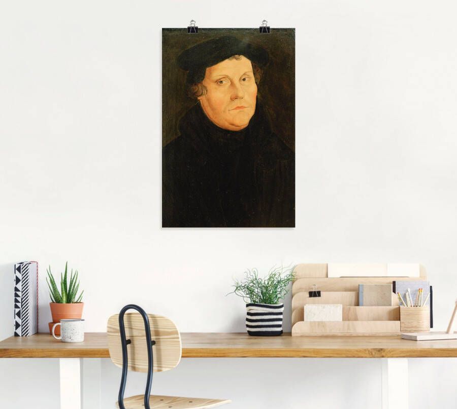 Artland Artprint Martin Luther als artprint op linnen poster in verschillende formaten maten