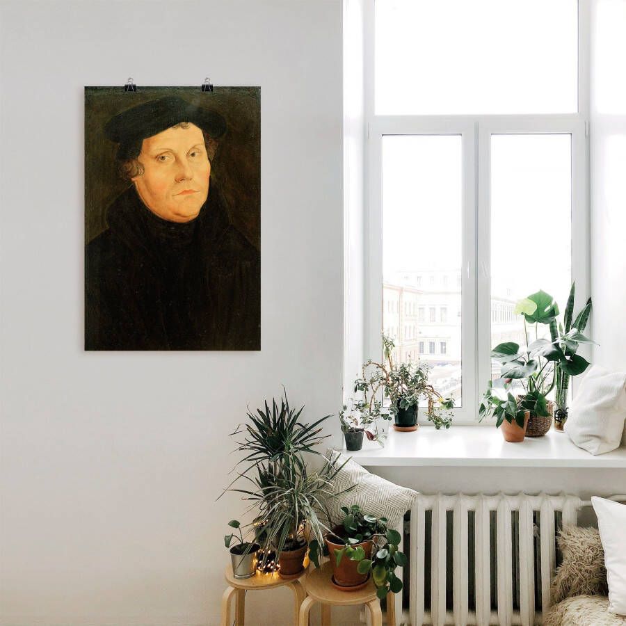 Artland Artprint Martin Luther als artprint op linnen poster in verschillende formaten maten