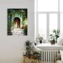 Artland Artprint Mediterraan tuinparadijs als artprint van aluminium artprint voor buiten artprint op linnen poster muursticker - Thumbnail 3