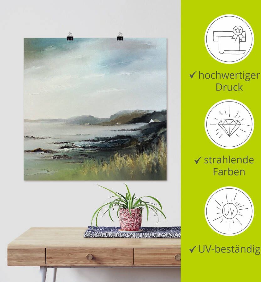 Artland Artprint Meer als artprint op linnen poster in verschillende formaten maten