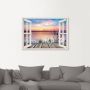 Artland Artprint Meer in de kleuren van de wolken als artprint op linnen poster muursticker in verschillende maten - Thumbnail 4