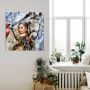 Artland Artprint Meisje met het witte paard als artprint op linnen poster muursticker in verschillende maten - Thumbnail 3