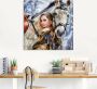 Artland Artprint Meisje met het witte paard als artprint op linnen poster muursticker in verschillende maten - Thumbnail 2