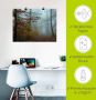 Artland Artprint Mist in herfstbos als artprint op linnen poster muursticker in verschillende maten - Thumbnail 3