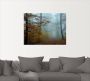 Artland Artprint Mist in herfstbos als artprint op linnen poster muursticker in verschillende maten - Thumbnail 3