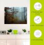 Artland Artprint Mist in herfstbos als artprint op linnen poster muursticker in verschillende maten - Thumbnail 4