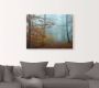 Artland Artprint Mist in herfstbos als artprint op linnen poster muursticker in verschillende maten - Thumbnail 2